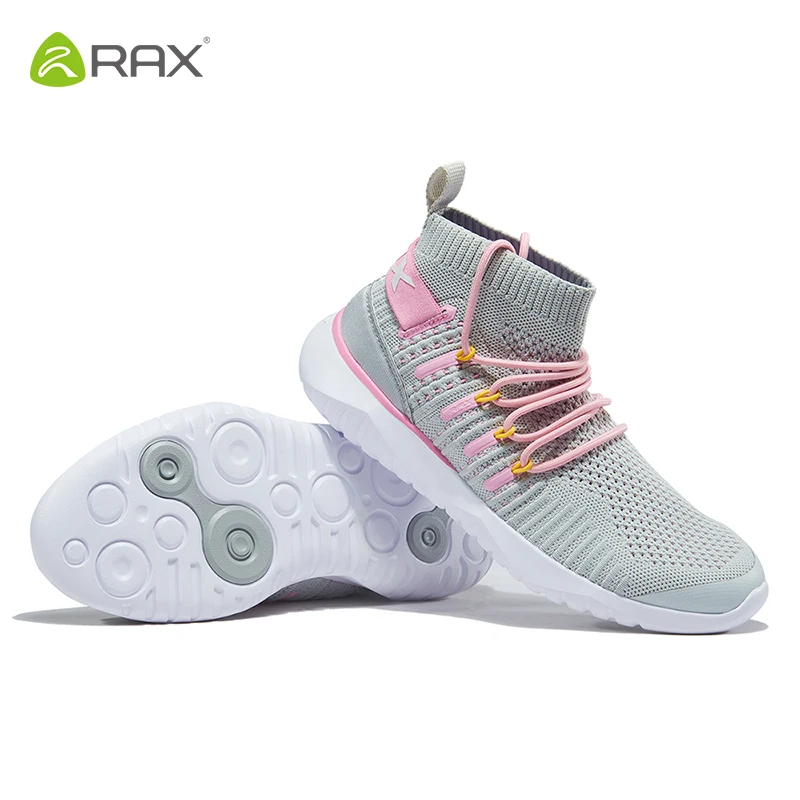 Rax men Outdoor Running Shoes Breathable Sports Sneakers for Women Light Gym Running Shoes Female 2019 New Style Tourism Shoes