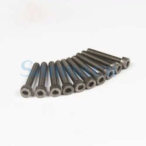 (10) M5x0.8 Thread Length 6/10/15/20/25/30/35/40/45/50/55/60mm GR2 TA2 Titanium Hex Socket Head Cap Screw Bolts DIN 912