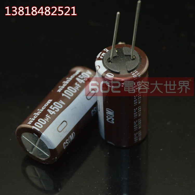 2020 hot sale 20PCS/50PCS Nichicon 450v100uf electrolytic capacitor CS18*35 long life of 10,000 hours Free shipping