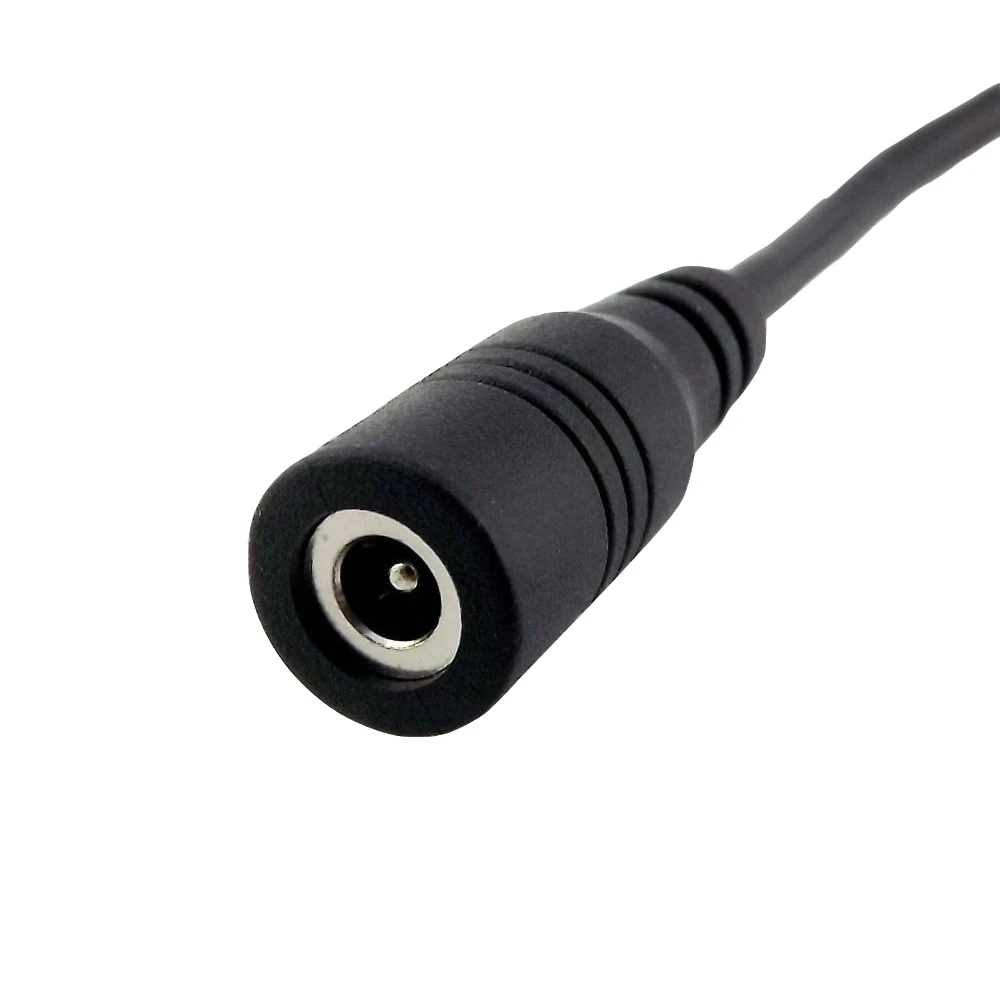 1x تيار مستمر الطاقة 4.0 مللي متر x 1.7 مللي متر أنثى جاك إلى USB صغير 5 دبوس ذكر محول القابس موصل وصلة كابل 15 سنتيمتر