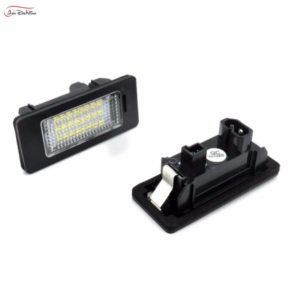 JanDeNing  2pcs Error Free 24 LED License Plate Lights For BMW 1 series/ 3 series/5 series/ X