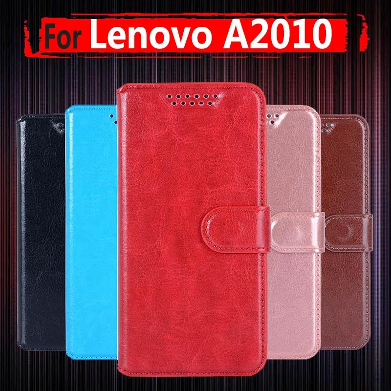 Hot Sale ! Leather Flip Case For Lenovo A2010 A2580 A2860 A2010A Dual Sim 4.5