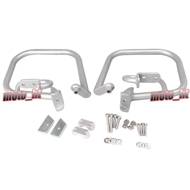 

Rear Highway Crash Bars Guard Protection For Trunk Protection For BMW R1200RT 2005-2013 Silver