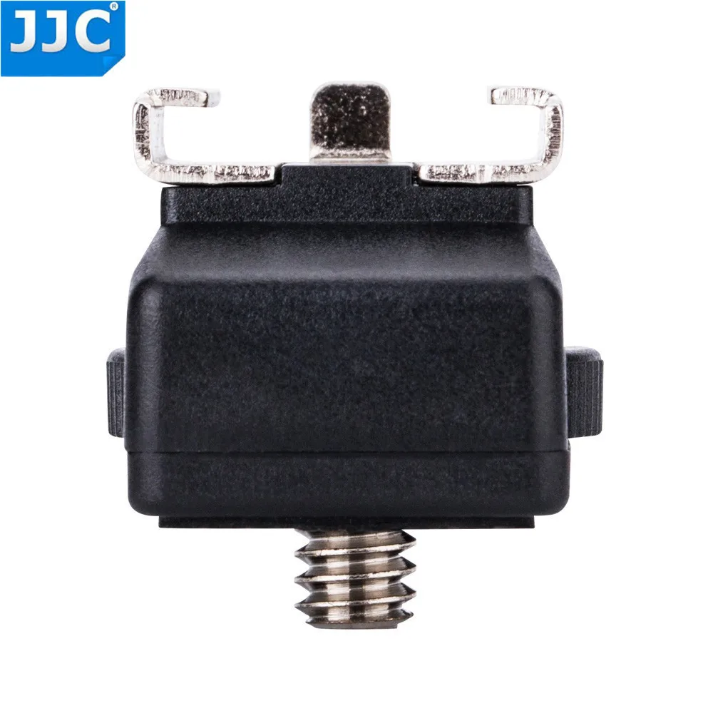 Adaptador de zapata JJC MSA-9 para luz de trípode de Flash auxiliar, perno roscado de 1/4 "-20 a adaptador de zapata hembra