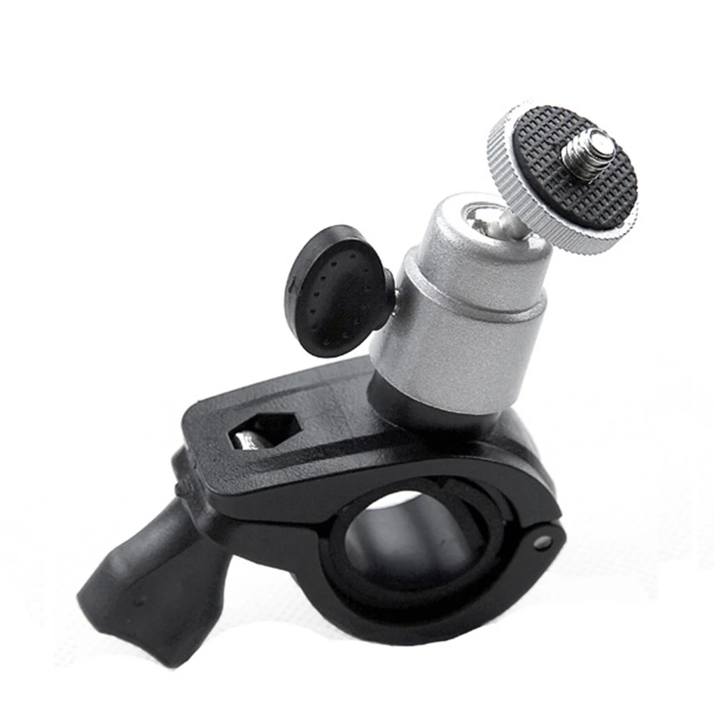 Soporte de cámara de aleación de aluminio para manillar de motocicleta, estante de soporte de cámara con rotación de 360 grados