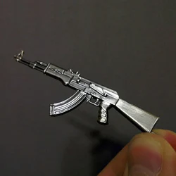 CS GO Gun AK47 Keychain Men Trinket Counter Strike Awp Rifle Sniper Saber Men's Key Chain Jewelry Souvenirs Party Gift