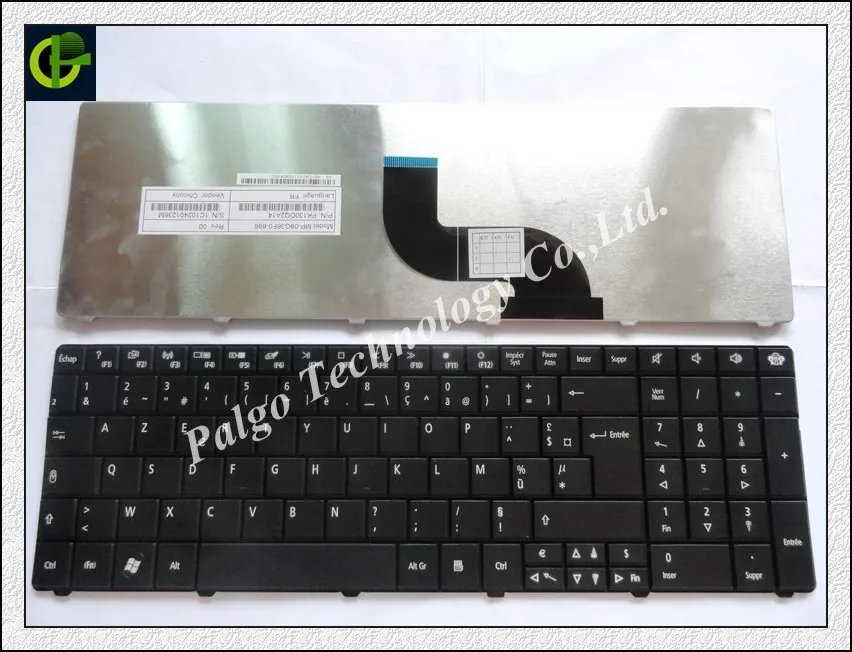 

French Keyboard For Acer TRAVELMATE TM 7740 7740G 7740Z 7740ZG Black FR AZERTY Keyboard