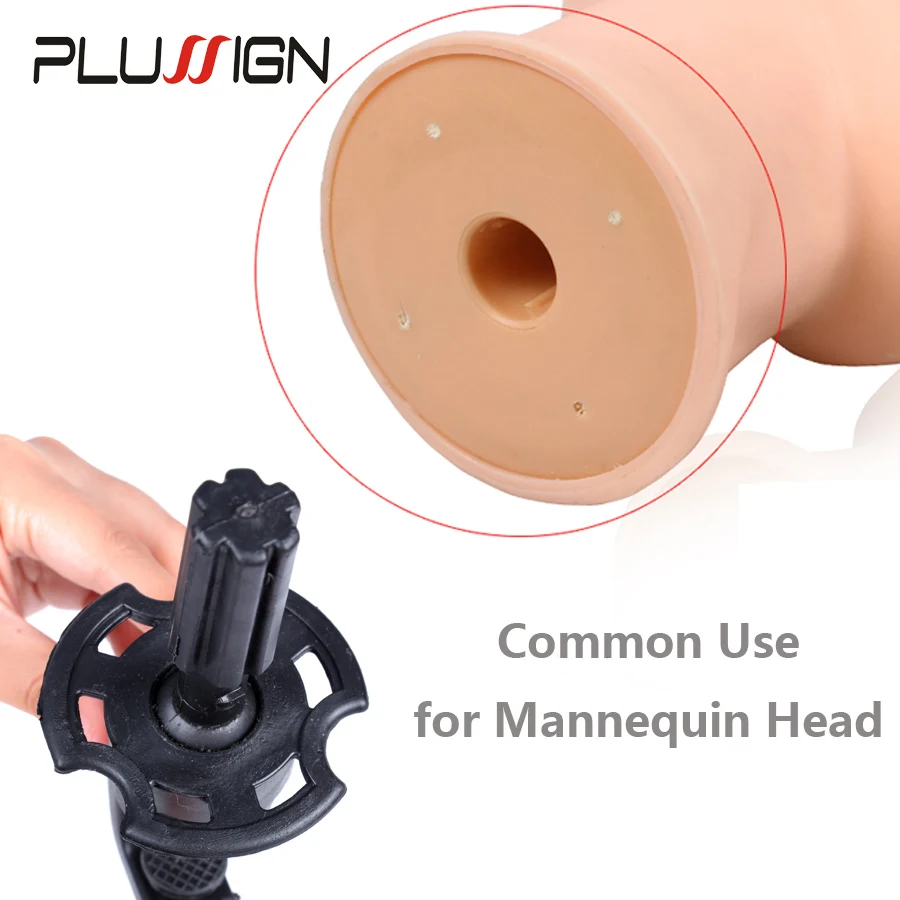 Common Size Practice Training Mannequin Head Holder Wig Head Stand Table Clamp Metal And Plastic Material 1 Piece