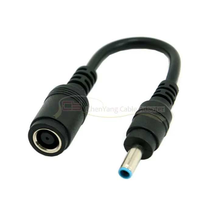 DC 7.4*5.0mm To 4.5*3.0mm Power Charger 7.4x5.0 4.5 Converter Adapter Right Angle Connector For HP Laptop Power Plug Cable Cord