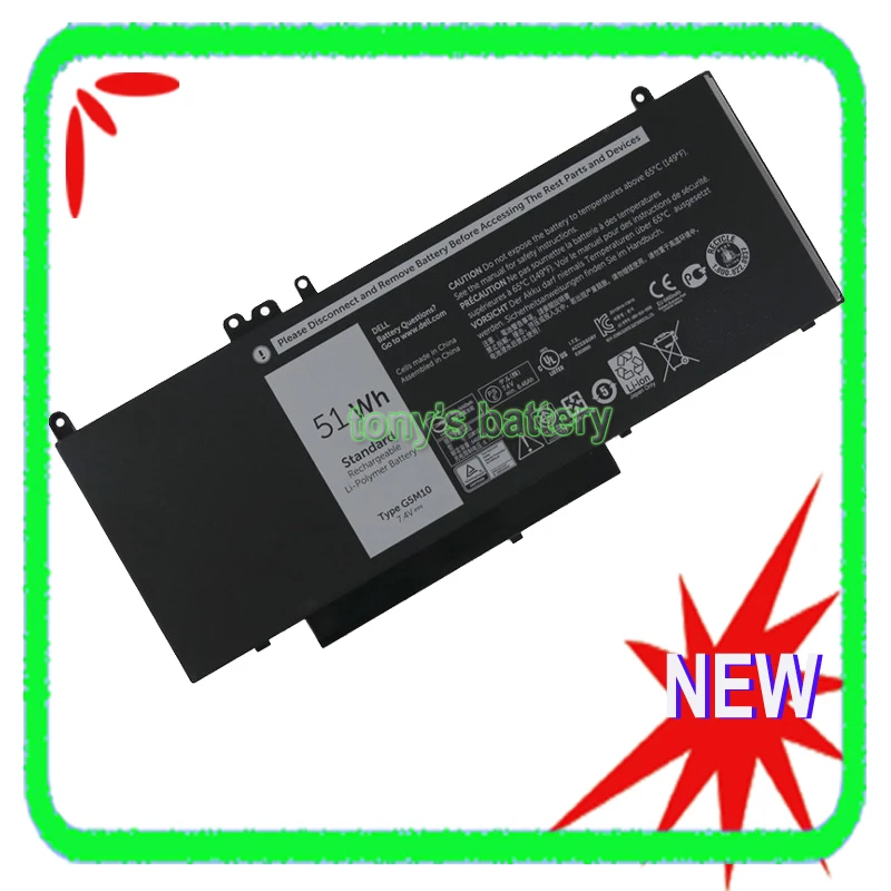 

New 7.4V G5M10 Battery For Dell Latitude E5450 E5470 E5550 3150 3160 Notebook 15.6" 8V5GX WYJC2 1KY05