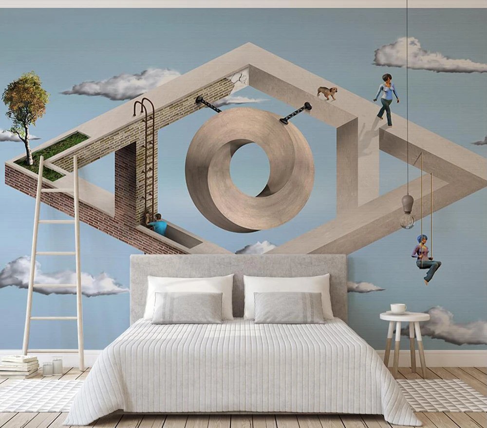 Decorative wallpaper Creative space background wall painting