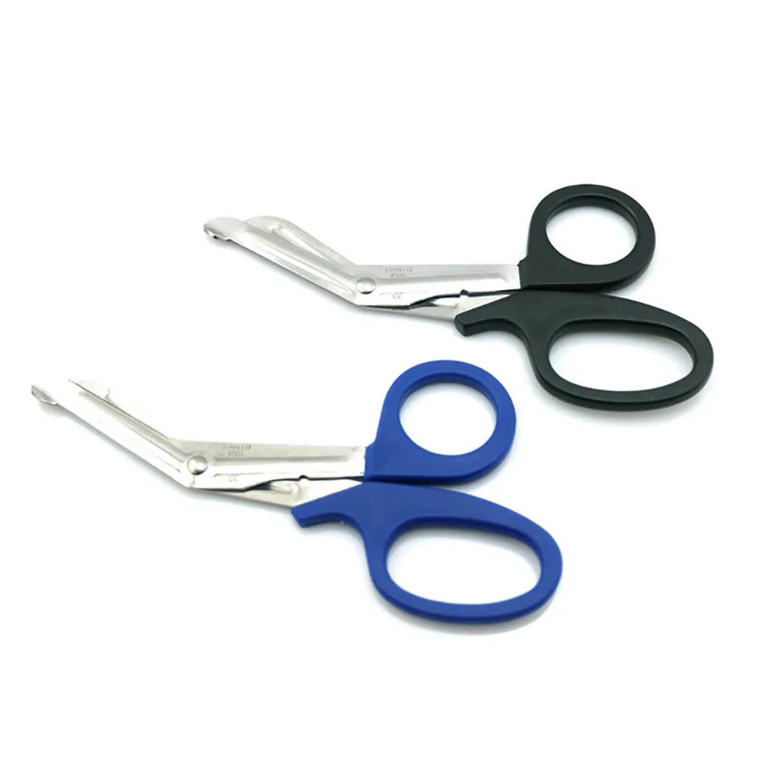 Stainless Steel Bandage Scissors 19cm Nursing Scissors High Quality EMT Shears Bandage Scissors for First Aid, ER, Nurse, Doctor