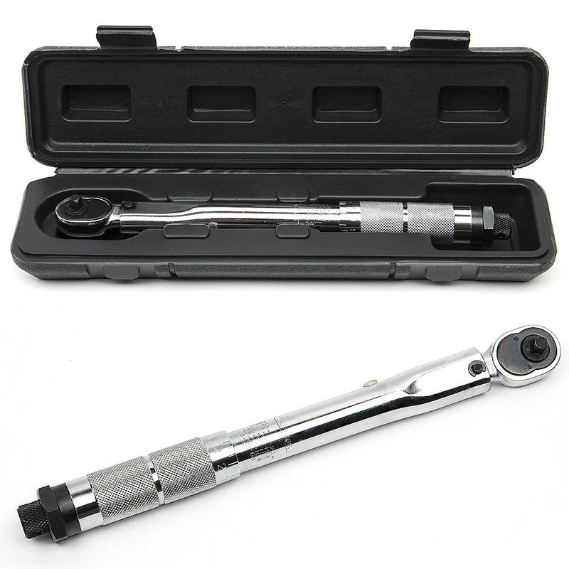 

1/4inch 5-25NM Drive Click Adjustable Torque Wrench Hand Spanner Repairing Tool New