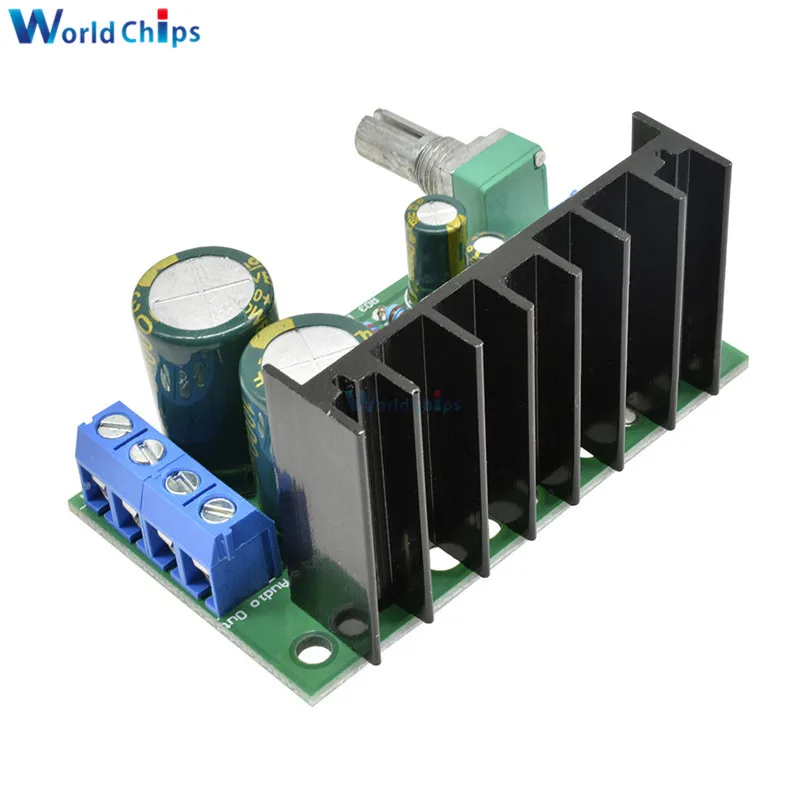 diymore TDA2050 Amplifier Board DC 12-24V 5W-120W 1 One Channel Mono Audio Power Amplifier Board Module 1-Channel 60*35*40mm