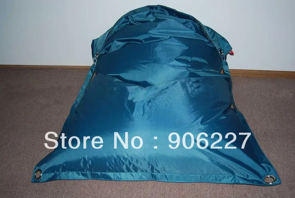 

The original !! outdoor buggle up bright blue beanbag chair,camping bean bag garden chair,STRONG qualified seat - free shipping