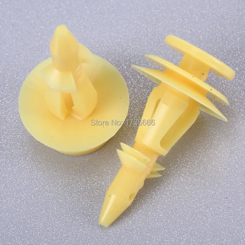 500 Door Trim Panel Clip Yellow Nylon Retainer A17685 6502991 For Jeep WJ Grand Cherokee For Dodge Stratus Utility 2-Door 4door