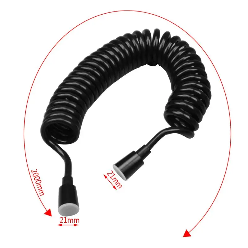 Pistola de ducha con resorte Flexible de 200cm, MANGUERA DE AGUA de fontanería, estilo de tubería de conexión para PULVERIZADOR DE bidé de inodoro