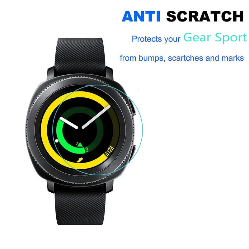Smart Accessories Explosion-proof Screen Protector Tempered Glass Film For Samsung Gear Sport SM-R600 Watch