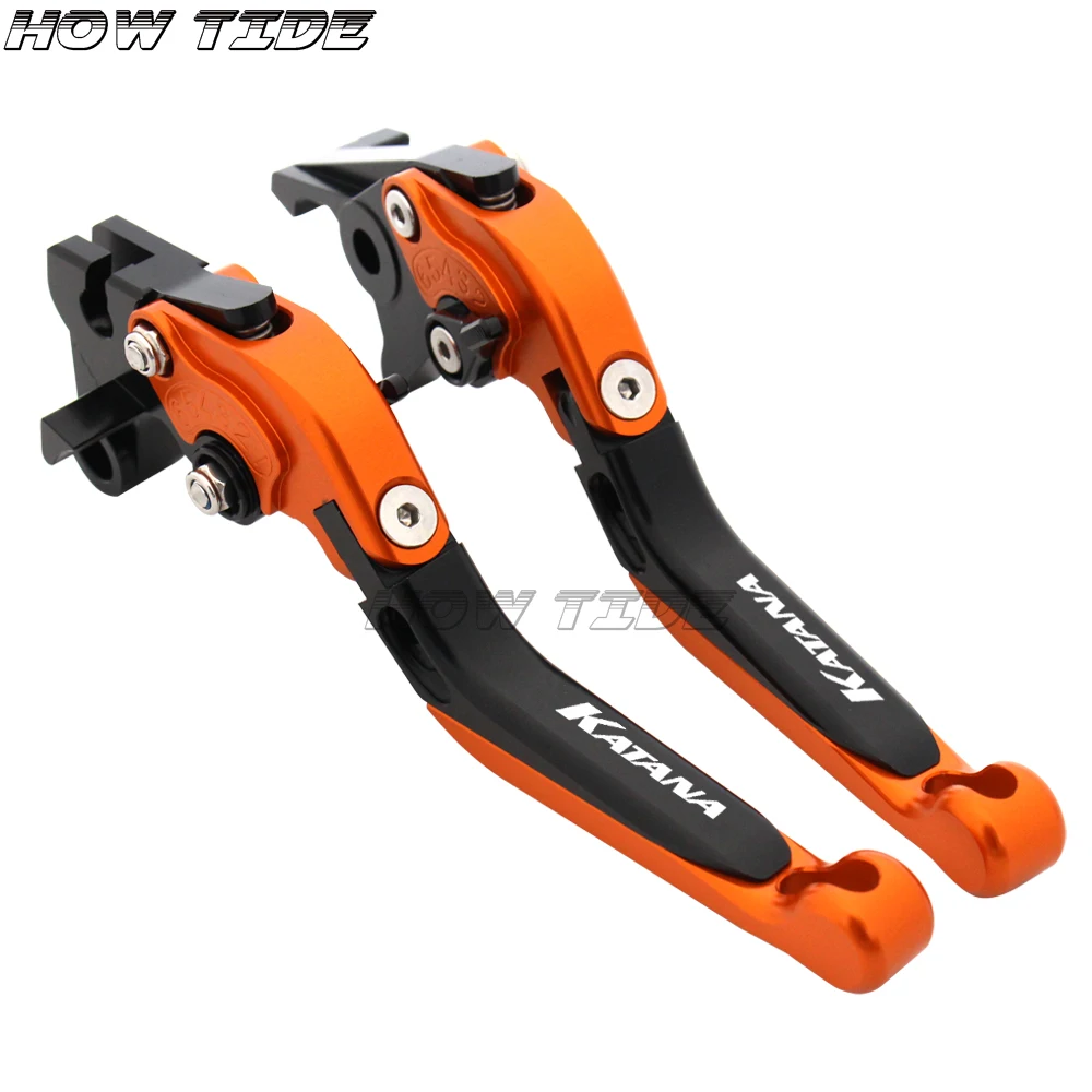 CNC Adjustable Motorcycle Brake Clutch Levers For SUZUKI 600 750 KATANA 1998-2006 KATANA750 KATANA600