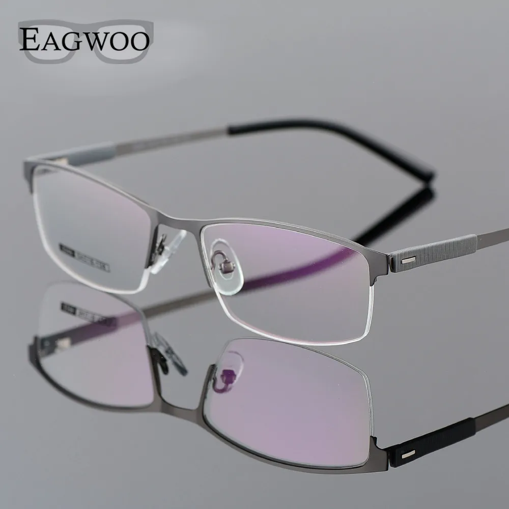 Business Eyeglasses Frame Half Rim Optical Glasses