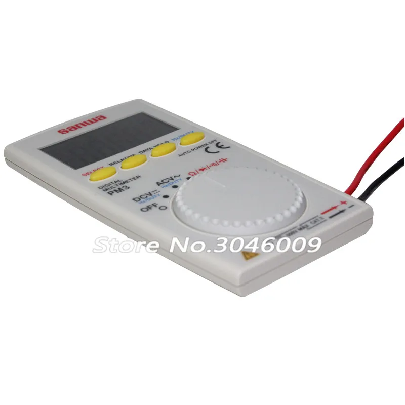 Japan sanwa PM3 Digital Multimeters / Pocket Type, resistance / capacitance / frequency / duty cycle / continuity test