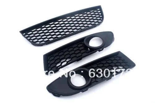 

Replacement Sporty Front Lower Cooling Air Grille in Honeycomb Style Full Set For VW Volkswagen Polo 9N3