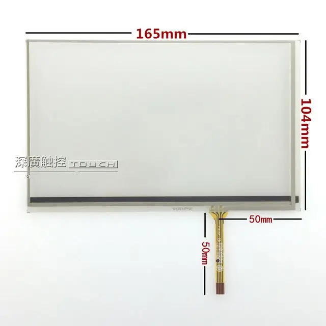 7 Inch Touch Screen AT070TN83 V.1 vehicle DVD navigation screen 7.1 inch touch screen 165*104