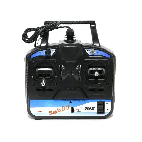 New arrival Flysky RC Simulator FS-SM600 6CH USB simulator Support G6 G7 XTR FMS For 3D Helicopter Airplane mode2