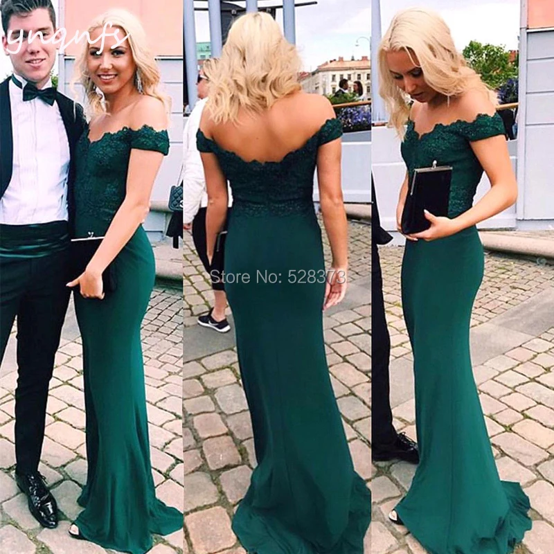 Long Robe Vestido Formal Dress Women Elegant Mermaid Bridesmaid Dresses 2018 YNQNFS ED244