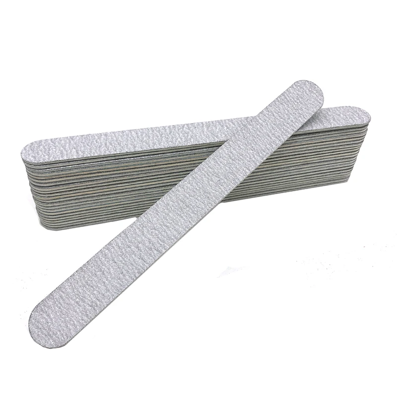 Wholesale 100pcs Grey Nail File Polishing  Sanding Files Nagel Vijlen Double Side Trimmer Buffer Manicure Pedicure Nail Art Tool