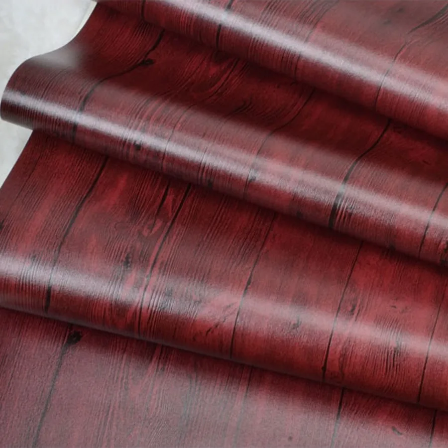 

beibehang Wooden Grain Wallpaper roll Striped Non-woven wallpaper for living room bedroom background seamless wall paper