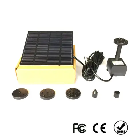 Solar Fountain Pump 1.5W for Garden DCPET