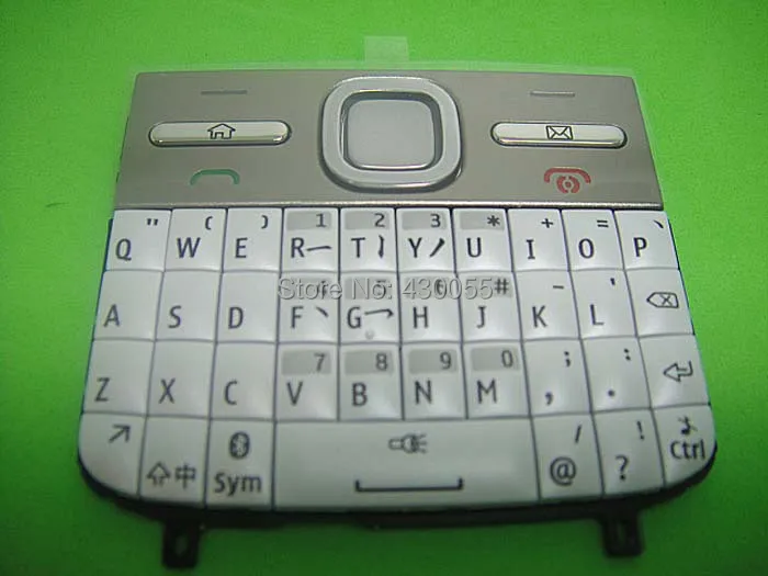 White/Black New Ymitn Housing Cover Case Keypads Keyboards Buttons For Nokia e5 e500 e5-00 , Free Shipping