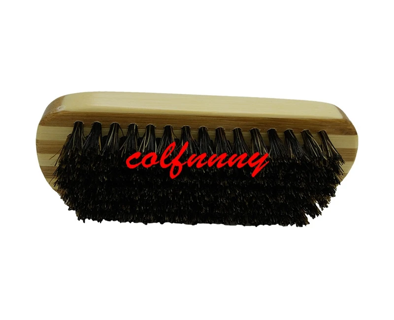 500pcs/lot Fast Shipping Natural Wild Boar Bristles Bamboo Wood Handle Beard Brush Size:10.5*5*3cm