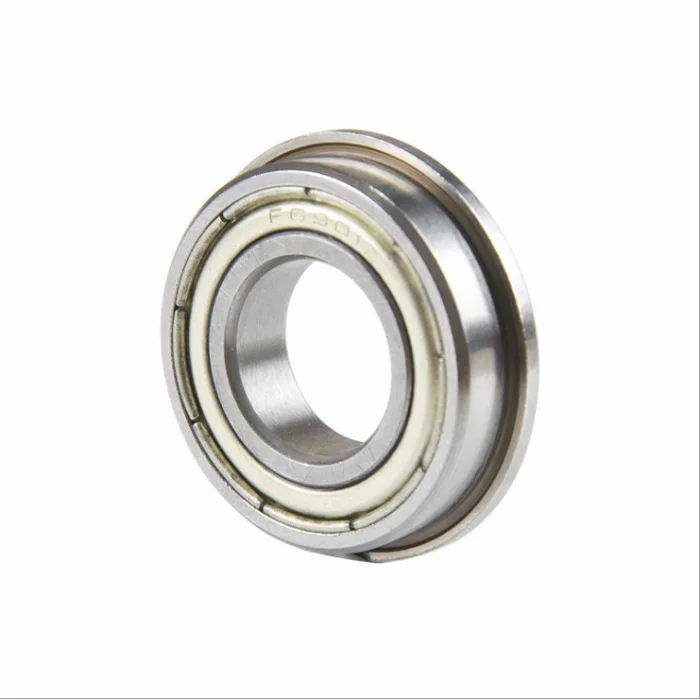 100pcs/lot F6902ZZ F6902 ZZ Z F6902Z Flange bearing 15x28x7 mm shielded flanged deep groove ball bearings 15*28*7 mm