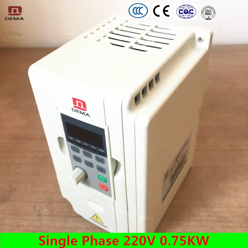 DEMA D5M Series Compact Type Constant Pressure Water Supply 1 Phase 220V Input 0.75KW Frequency Inverter For Water Pump AC Drive