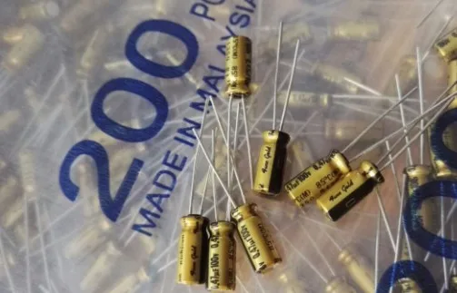 20pcs/50PCS Copper feet nichicon fine gold FG 100v0. 47UF 5*11 audio super capacitor electrolytic capacitors free shipping