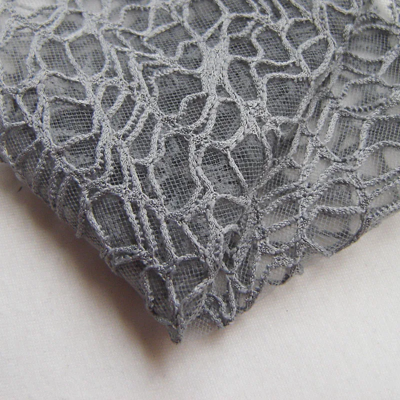 Halloween Spider Web Clothes, Black Mesh Fabric, White Transparent Lattice Lace Fabric, Inelastic Wedding Dress, Apparel Cloth