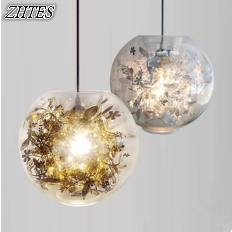 

Glass Pendant Light Post-modern Restaurant Bar Clothing Coffee Shop Light Creative Personality Art Lighting