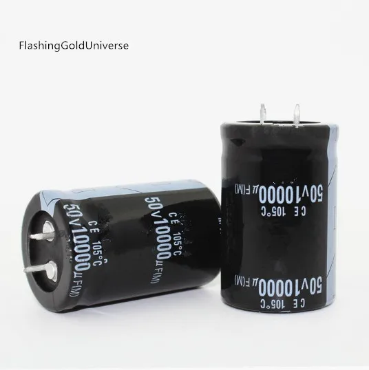 10pcs/lot  10000UF 50V 50V10000UF electrolytic capacitor 30*40MM 30*45MM best quality