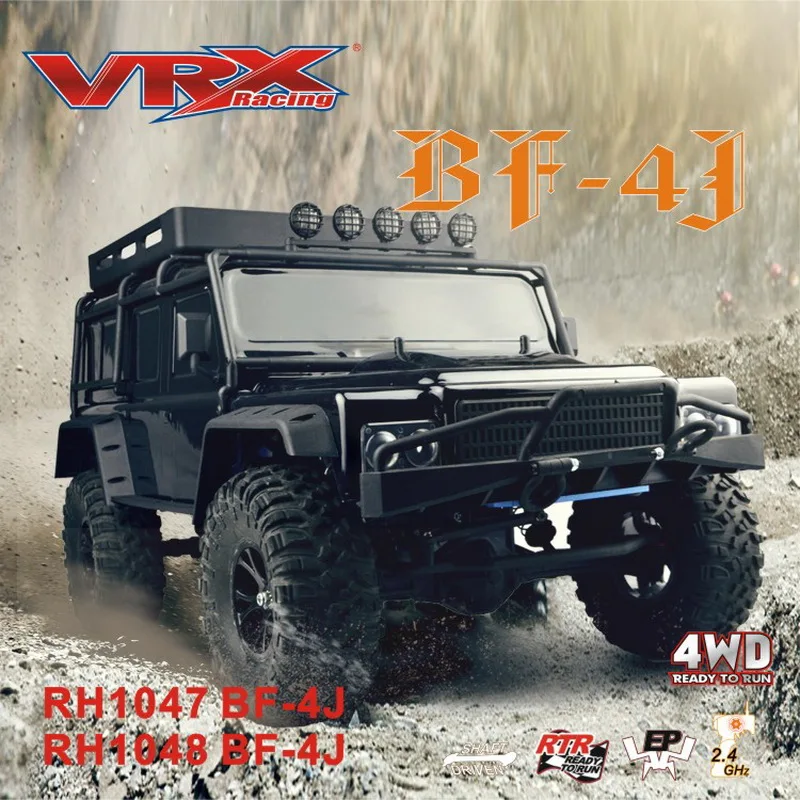 Rc Crawler Kit VRX RACING RH1047 Electric 1/10 Scale 4WD Rc Car Hot Sale Toy for Children Adults Without Electronics