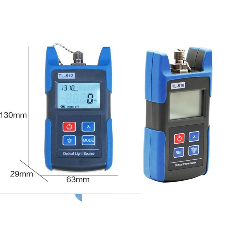 TL-512+TL-510 Laser power meter 1310/1550nm Fiber Optical Laser Light Source -70~+10dBm/-50~+26dBm SC/FC Universal Connector