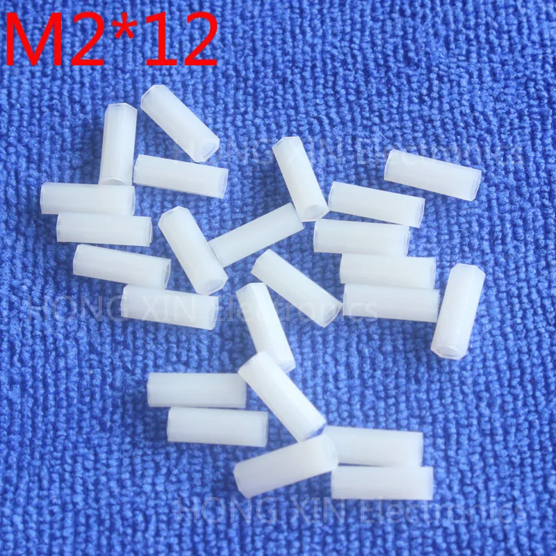 M2*12 1pcs White nylon Standoff Spacer Standard M2 Female-Female 12mm Standoff Kit Repair parts High Quality