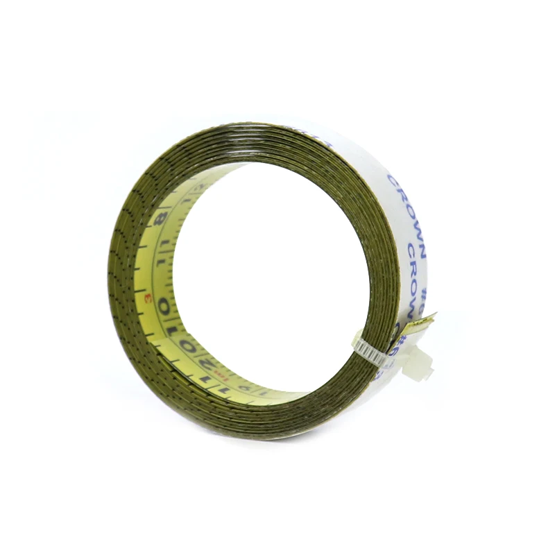 Metric & Inch Miter Track Tape Measure Self-Adhesive 1-10M Steel Ruler Measuring Tape For T-track Router Table Woodworking Tools