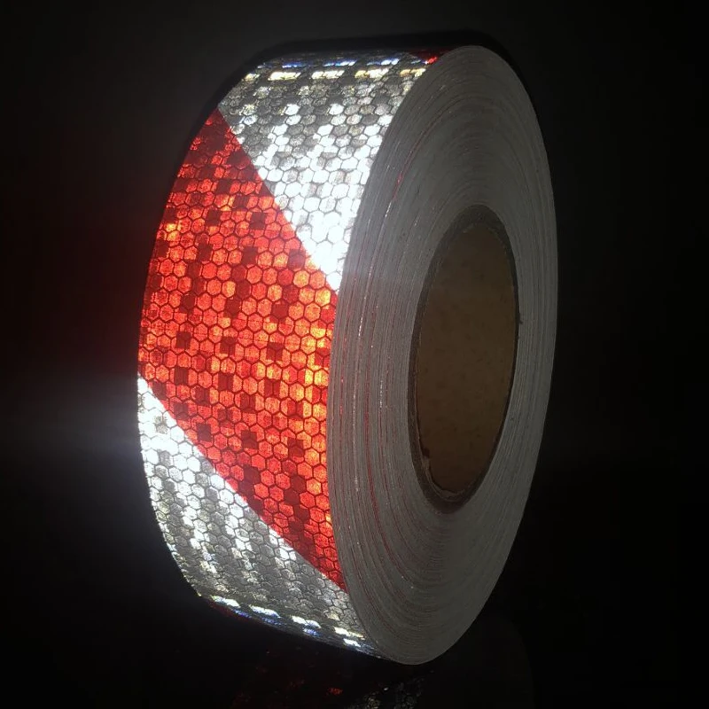 5cmx50m Reflective Bicycle Stickers Adhesive Tape for Bike Safety White Red Yellow Blue Bike Stickers Bicycle Accessories