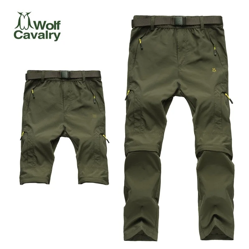 Quick Drying Outdoor Hiking Pants, Travel Active Trousers, Removable, Camping Pants, Climbing Pant