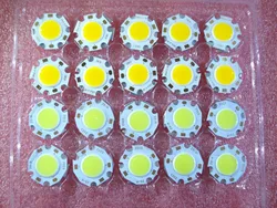 10 sztuk COB 3W 5W 7W 10W chip led cob 240-1200lm z boku 11-20MM na pokładzie lampy punktowe żarówki reflektor LED