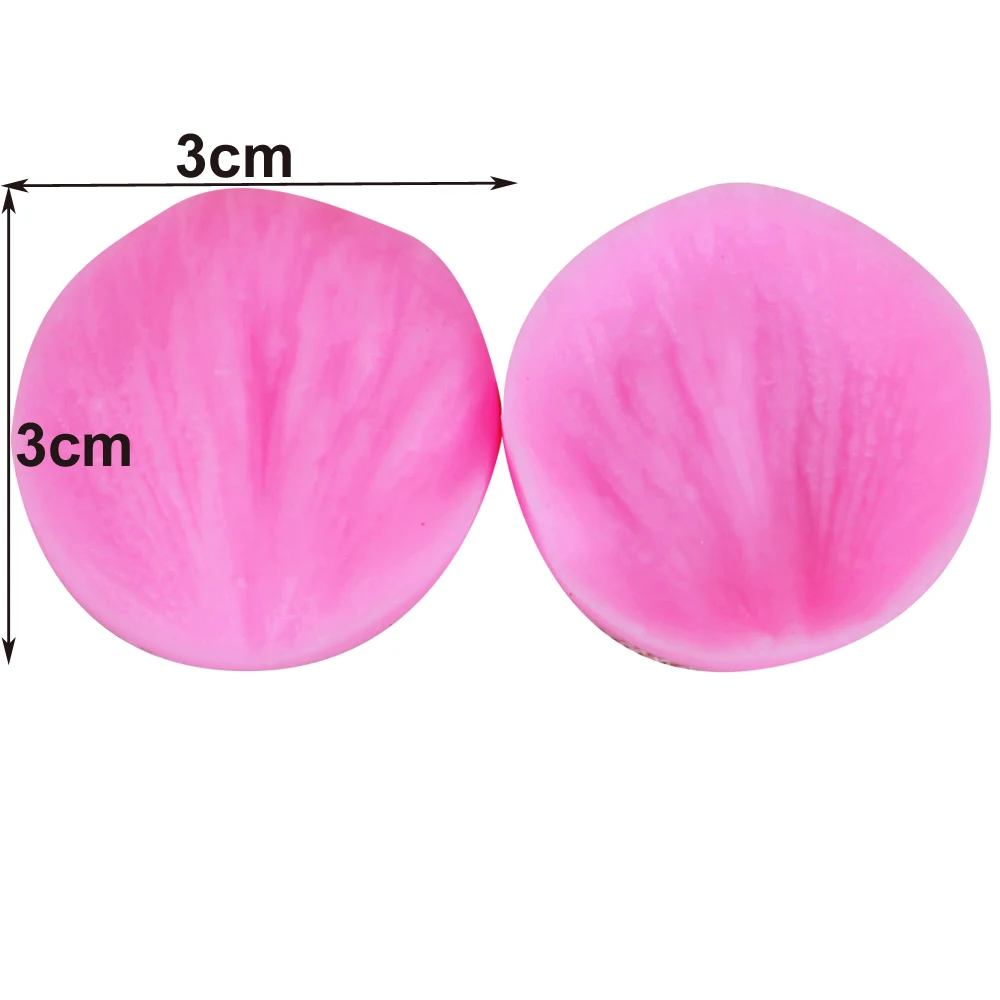 Mini Flower Peony Petal Mold Silicone Texture Cake Mold,Fondant Cake Tool Veining Sugar Fondant Tool M464