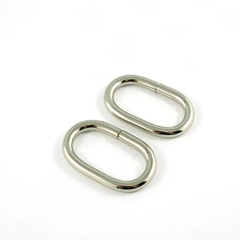 

1 1/4'' OVAL Bag Rings, Oval Rings Nickel