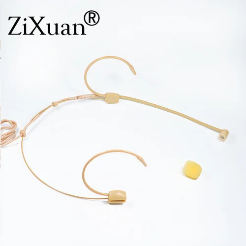 Imagen 2 del producto Diadema con micrófono unidireccional para Shure Sennheiser AKG MiPro Audio Technica 4 pines 3 pines TA4F bloqueo de 3,5mm